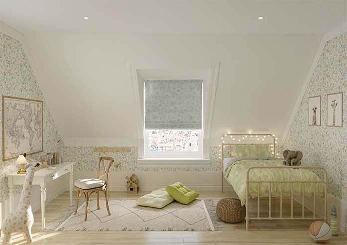 Summerby, Mint - Twist&Fit Roman Blind - Image 9